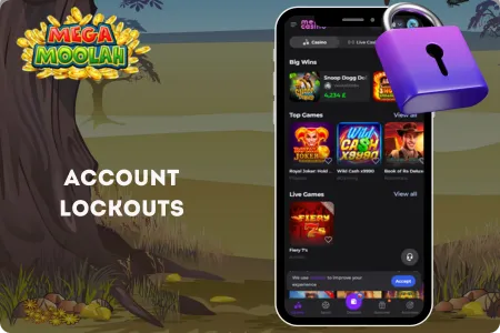 Account Lockouts in Mega Moolah