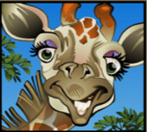 Mega Moolah Slot Giraffe Logo