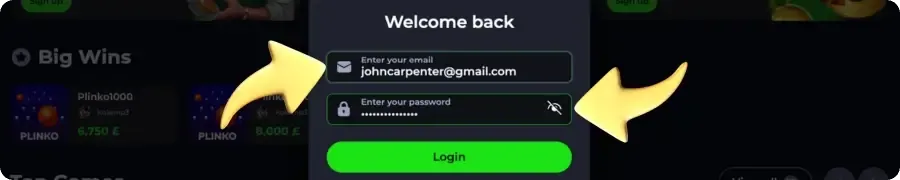 How to Login in Mega Moolah