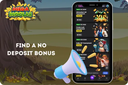 Mega Moolah No Deposit Bonus