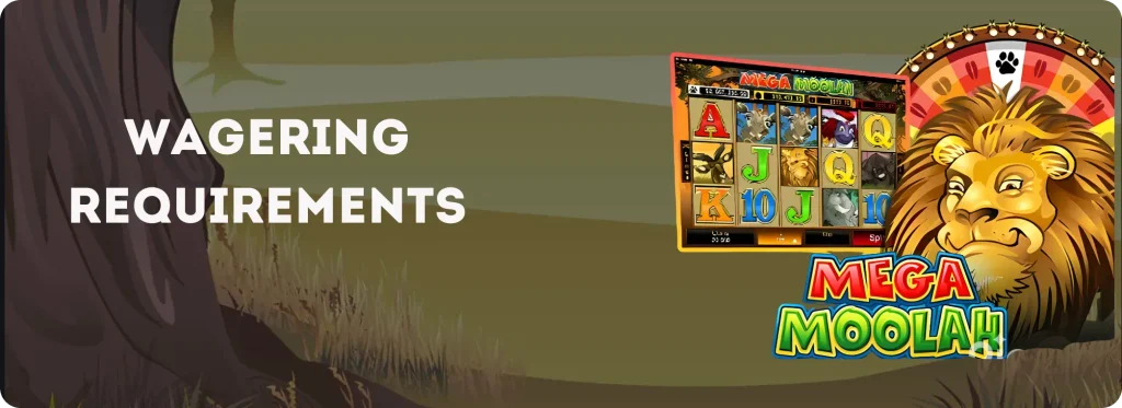 Mega Moolah Wagering Requirements